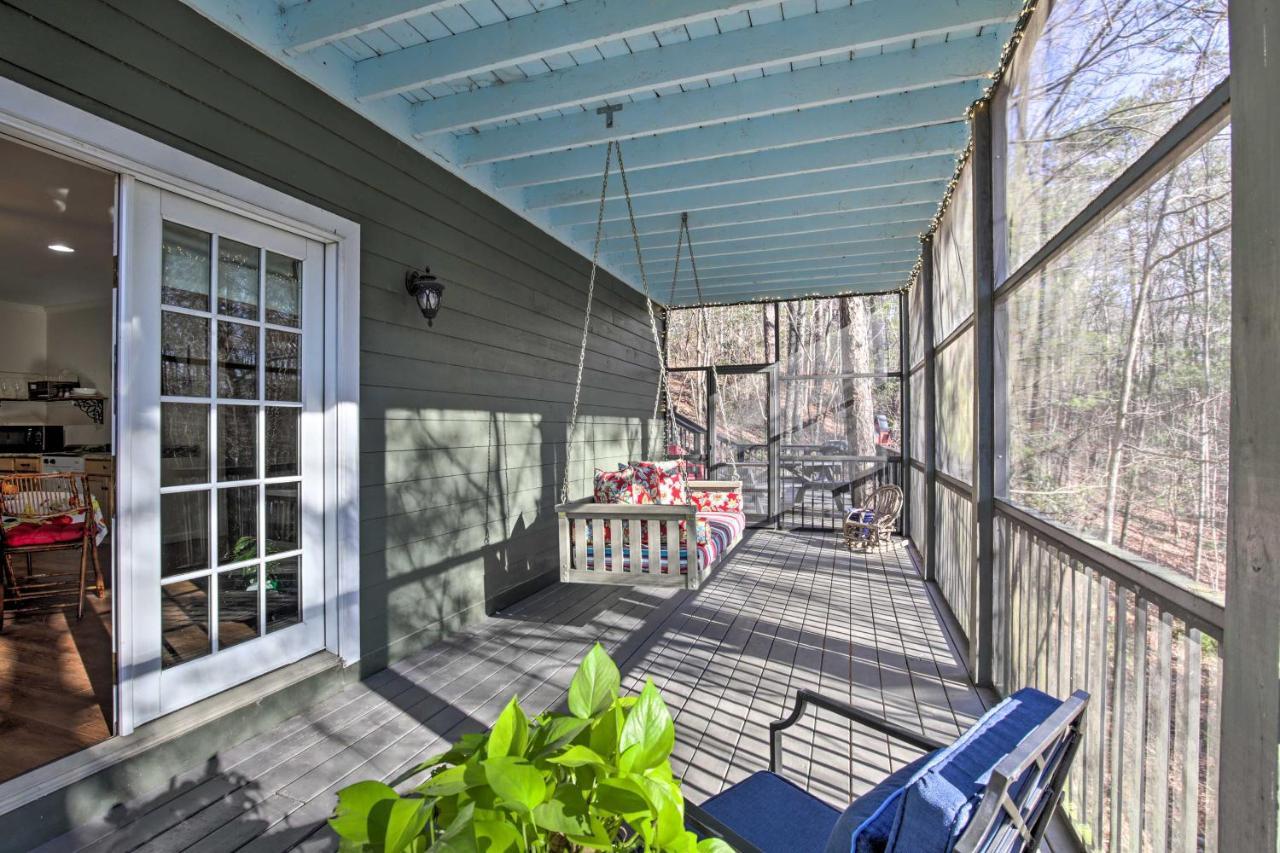 Cozy And Quiet Studio With Porch, Near Scenic Railway! بلو ريدج المظهر الخارجي الصورة